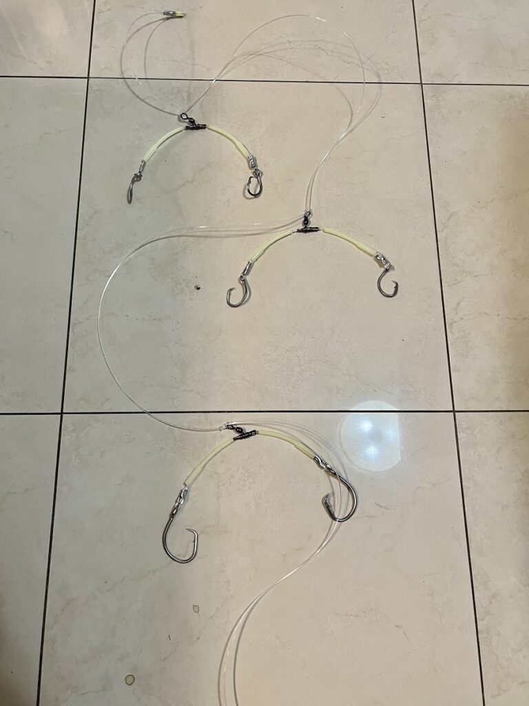 Double Hooks Paired Deep Drop Fishing Rig