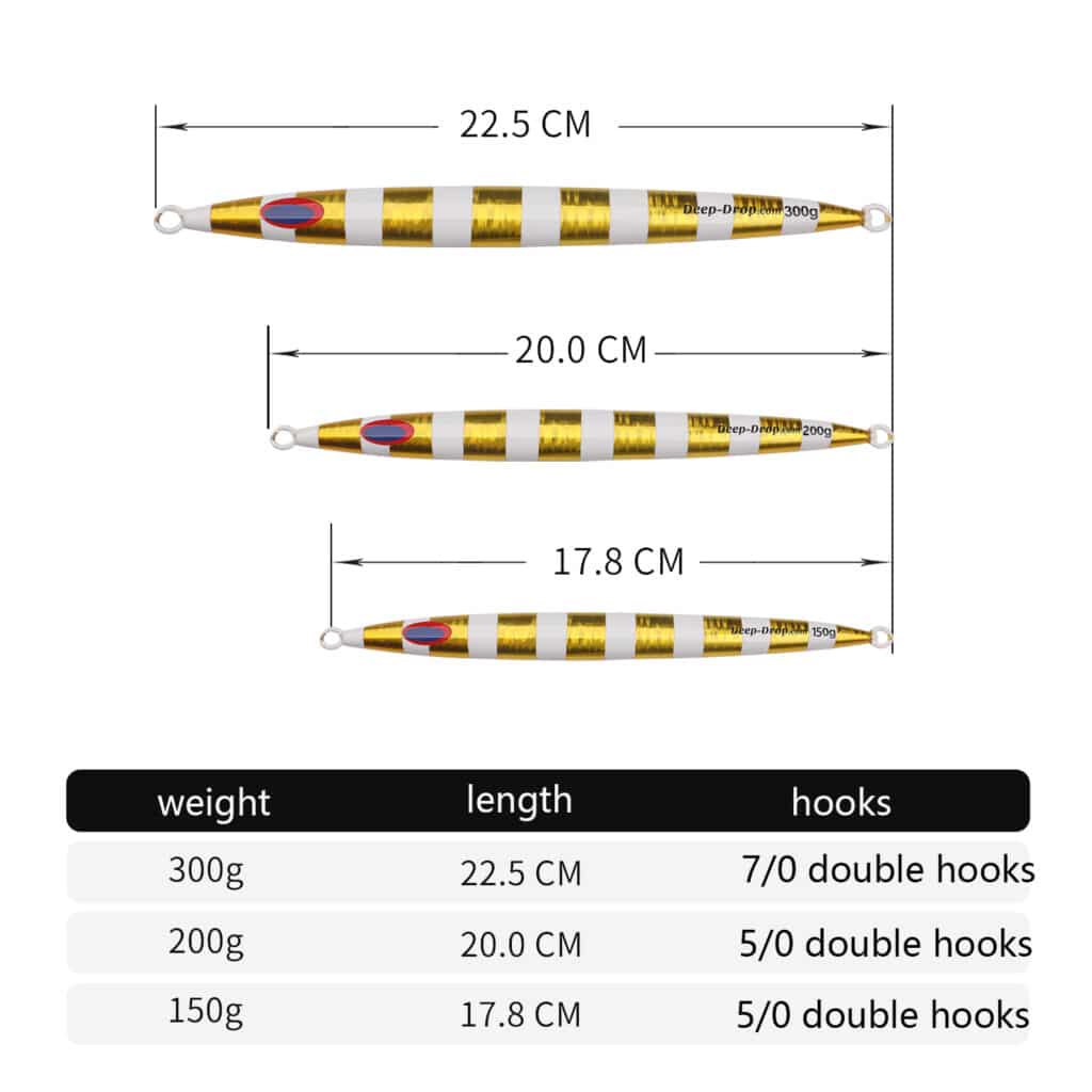 Long Slow Pitch Jig Florida Deep Drop Fishing