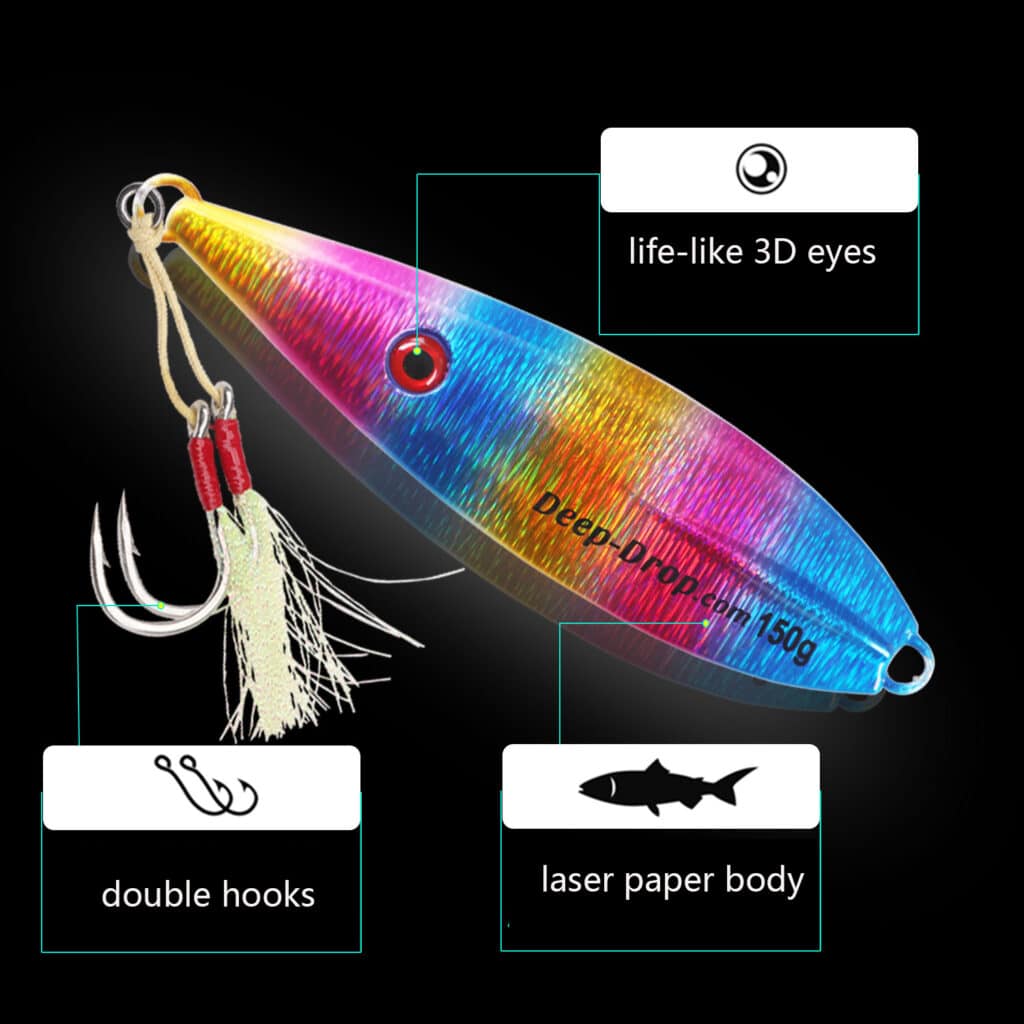 3D Eye Slow Pitch Jig Florida Deep Drop Fishing