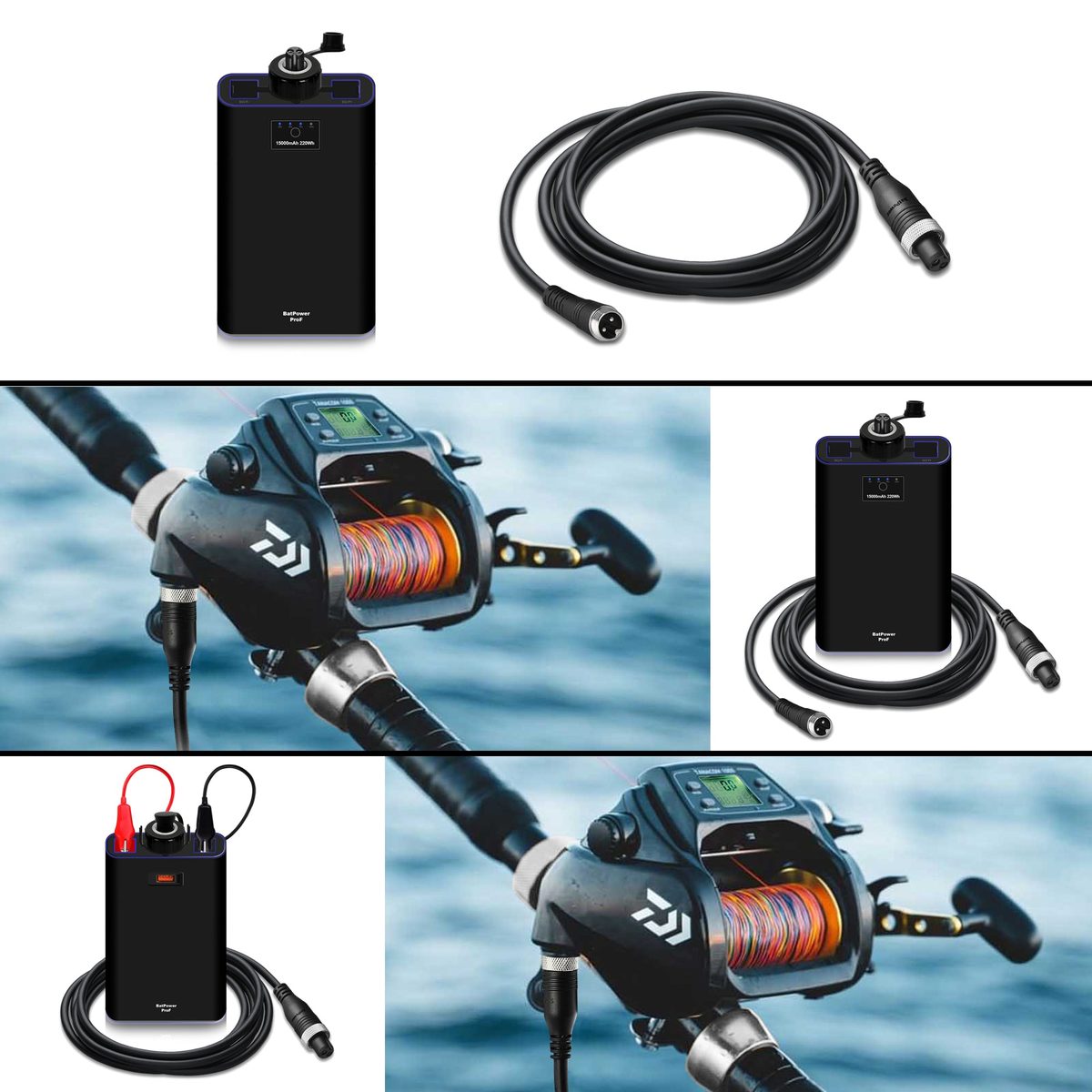 ProF powering a Daiwa electric reel