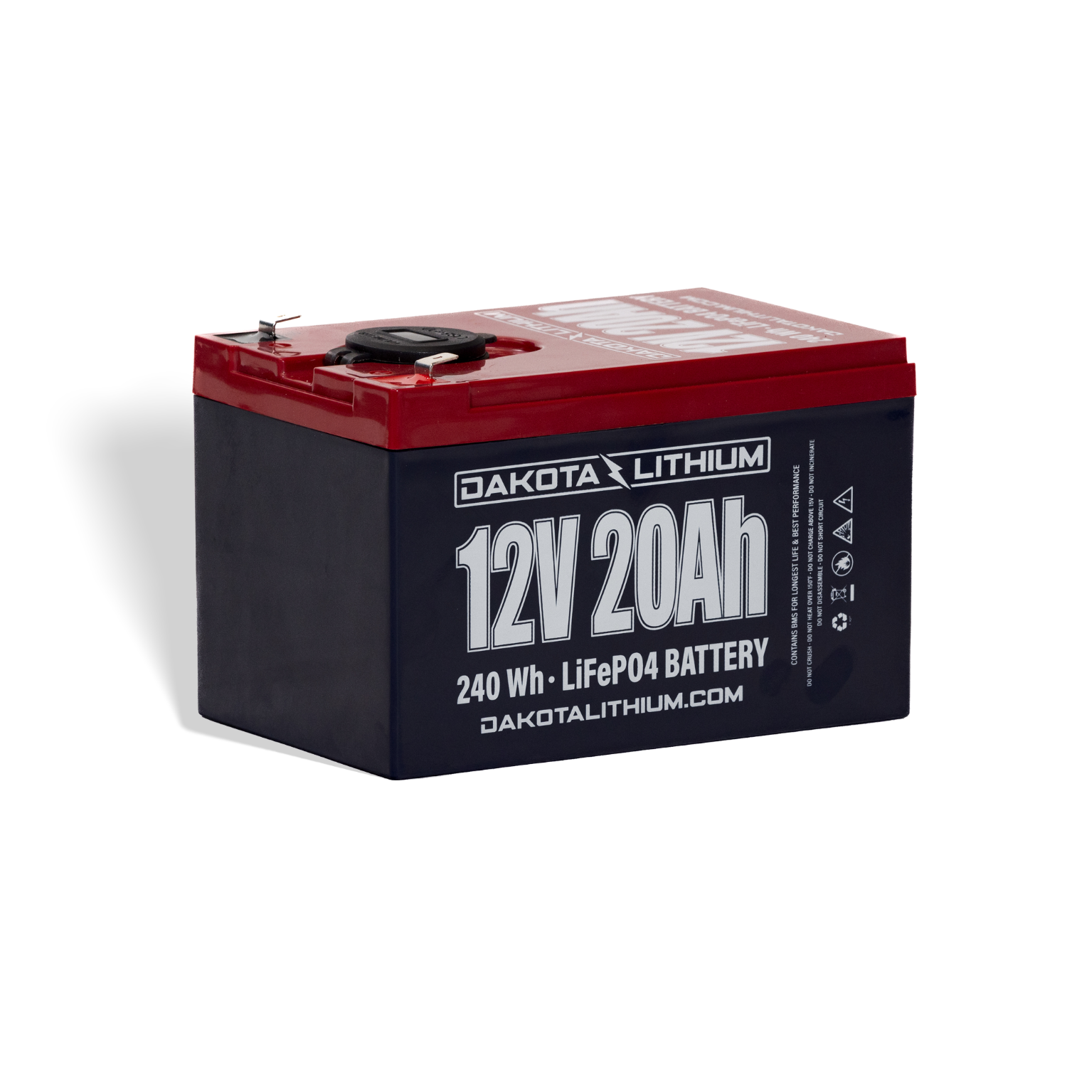Литиевая батарея Dakota 12 В 20 Ач с USB-подключением