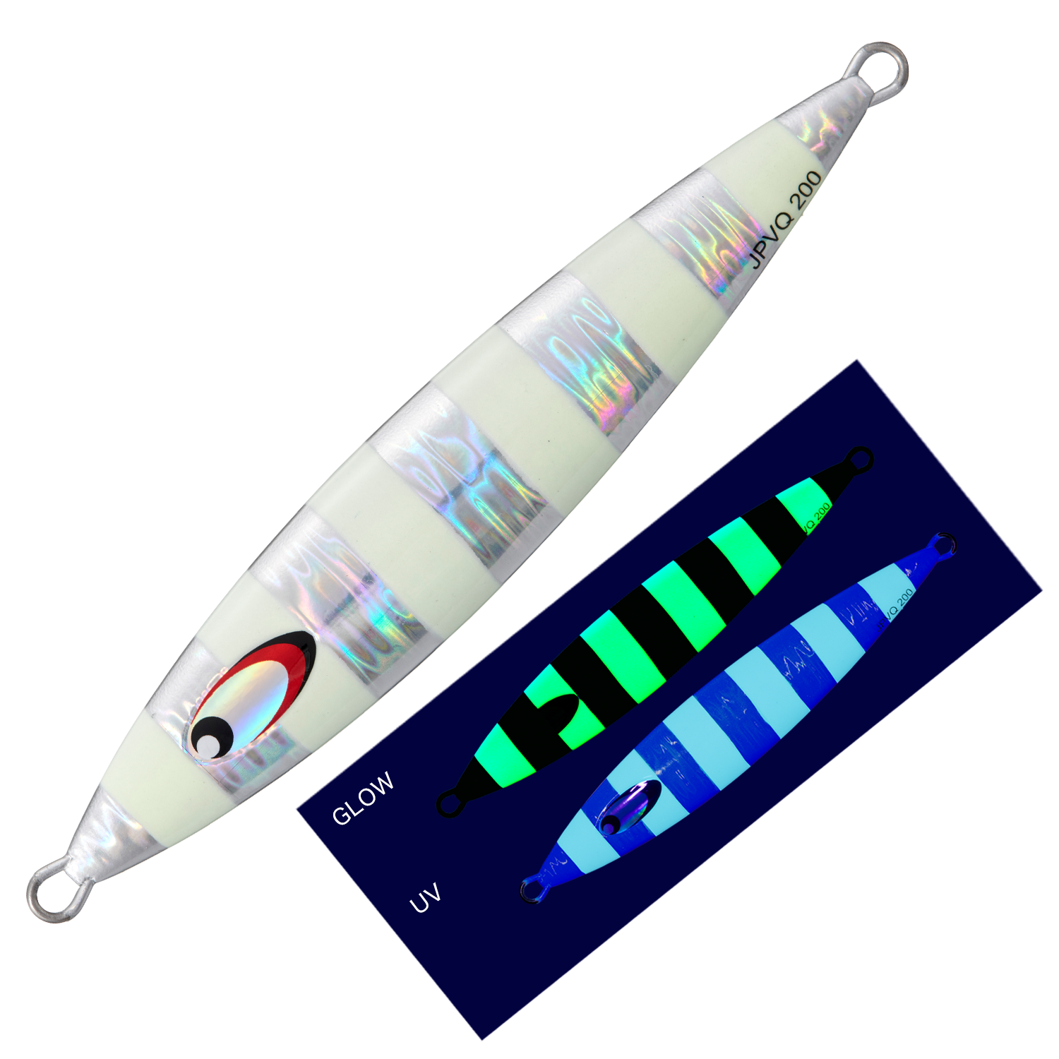 Jigpara Vertical Quell в цвете SG Zebra Glow/UV
