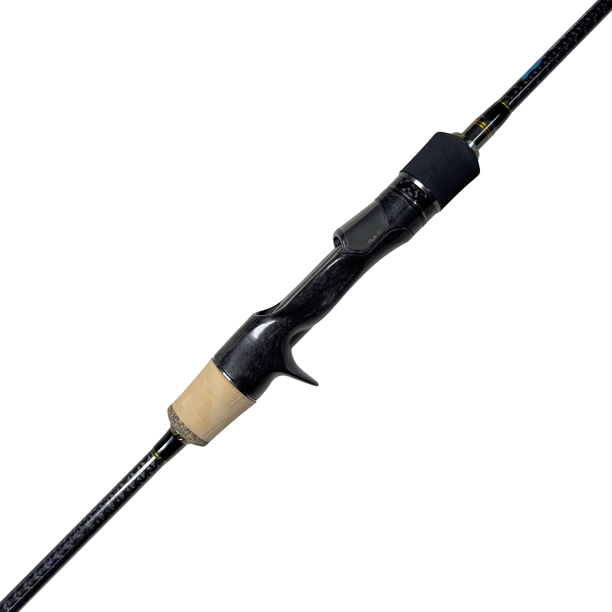 Ocean's Legacy Solist Titanium Spec rod, trigger reel seat detail