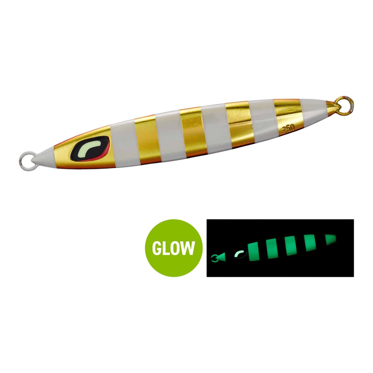 Ocea Stinger Butterfly, gold zebra glow