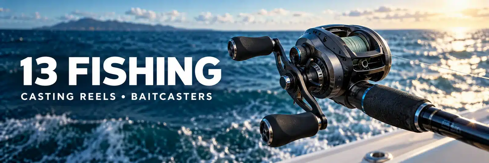 13 Fishing casting reels directory — illustrative baitcasting reel