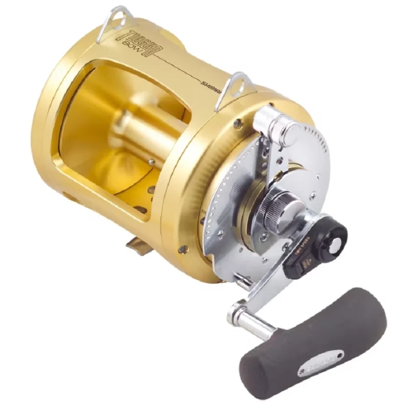 Shimano Tiagra 80WA wide two-speed trolling reel