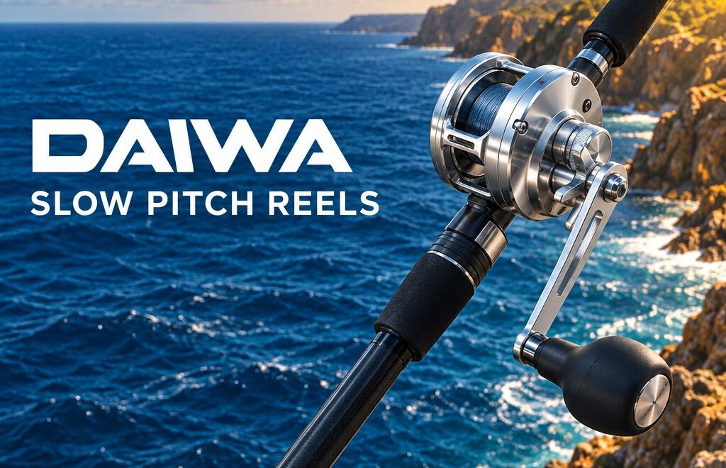 Daiwa slow pitch reels — illustrative jigging reel banner