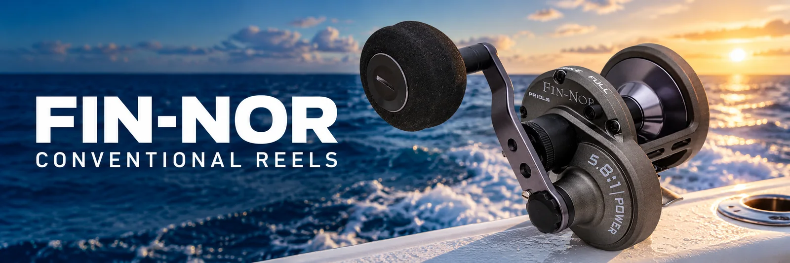 FIN-NOR Conventional Reels banner