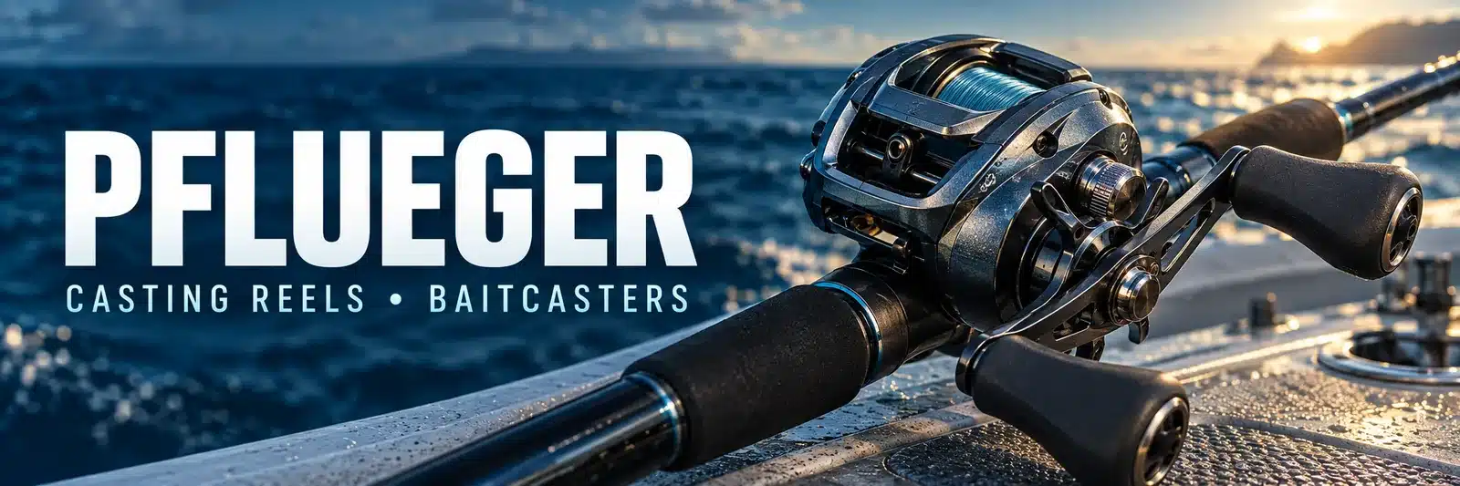 Pflueger casting reels directory — illustrative baitcasting reel