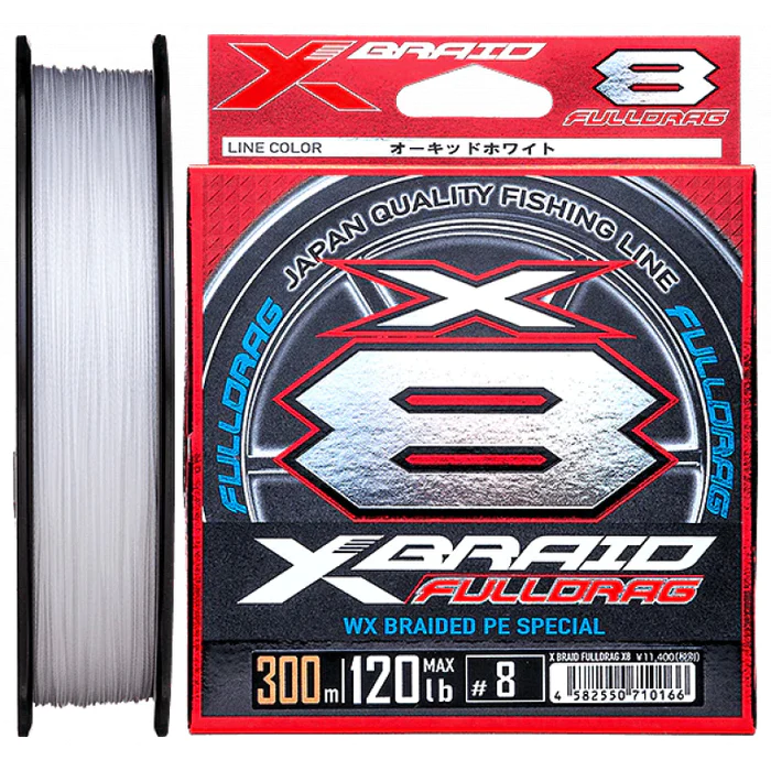 YGK X-Braid Full Drag X8 — braided line